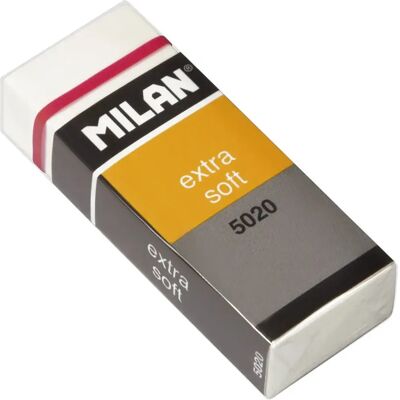 Milan Scatola 20 Gomma Da Cancellare Extra Morbida Senza Polvere Per Belle Arti (con Custodia In Cartone E Avvolta) Milan Scatola 20 Gomma Da Cancellare Extra Morbida Senza Polvere Per Belle Arti (con Custodia In Cartone E Avvolta)