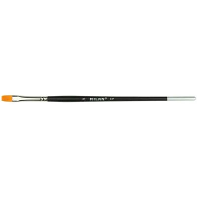 Milan Set Di 3 Pennelli Piatti Sintetici Premium Polybag Con Manico Corto Serie 621 N. 2 Milan Set Di 3 Pennelli Piatti Sintetici Premium Polybag Con Manico Corto Serie 621 N. 2
