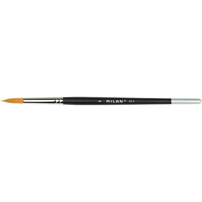 Milan Confezione Da 3 Pennelli Rotondi Sintetici Premium Con Manico Corto Serie 611 N. 18 Milan Confezione Da 3 Pennelli Rotondi Sintetici Premium Con Manico Corto Serie 611 N. 18