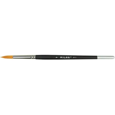 Milan Confezione Da 3 Pennelli Rotondi Sintetici Premium Con Manico Corto Serie 611 N. 20 Milan Confezione Da 3 Pennelli Rotondi Sintetici Premium Con Manico Corto Serie 611 N. 20