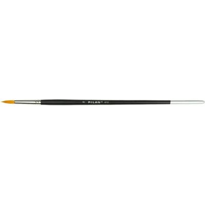 Milan Confezione Da Pennelli Rotondi Sintetici Premium Con Manico Lungo Serie 612 N. 10 Milan Confezione Da Pennelli Rotondi Sintetici Premium Con Manico Lungo Serie 612 N. 10