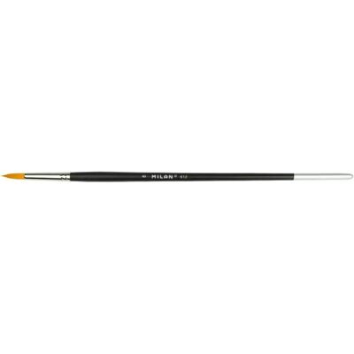 Milan Confezione Da Pennelli Rotondi Sintetici Premium Con Manico Lungo Serie 612 N. 12 Milan Confezione Da Pennelli Rotondi Sintetici Premium Con Manico Lungo Serie 612 N. 12