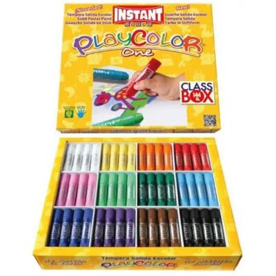 Playcolor Tempere Multicolore - Confezione da 144 pezzi - Materiali artistici Playcolor Tempere Multicolore - Confezione da 144 pezzi - Materiali artistici