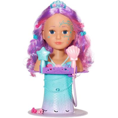 Baby Born Testa Da Pettinare Sirena Baby Born Testa Da Pettinare Sirena