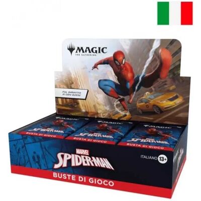 Wizards Of The Coast Carte Collezionabili Magic The Gathering Marvel´s Spider-man Play Booster Display 30 Packs Italiano Wizards Of The Coast Carte Collezionabili Magic The Gathering Marvel´s Spider-man Play Booster Display 30 Packs Italiano