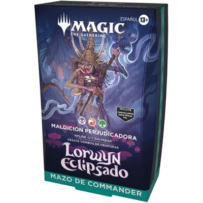 Wizards Of The Coast Carte Collezionabili Lorwyn Commander Deck Maldicion Perjudicadora Wizards Of The Coast Carte Collezionabili Lorwyn Commander Deck Maldicion Perjudicadora