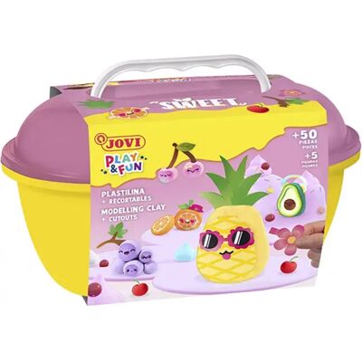 Jovi Play&Fun; Sweet - Giocattolo morbido e modellabile per bambini Jovi Play&Fun; Sweet - Giocattolo morbido e modellabile per bambini