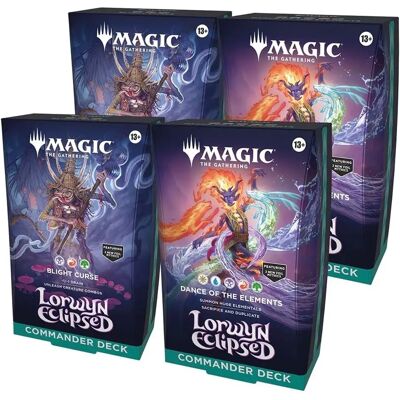 Wizards Of The Coast Lorwyn Eclipsed Commander Deck (set Da 2) Carte Collezionabili Wizards Of The Coast Lorwyn Eclipsed Commander Deck (set Da 2) Carte Collezionabili