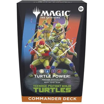 Wizards Of The Coast Carte Collezionabili Magic The Gathering: Teenage Mutant Ninja Turtles Commander Deck Unità Wizards Of The Coast Carte Collezionabili Magic The Gathering: Teenage Mutant Ninja Turtles Commander Deck Unità