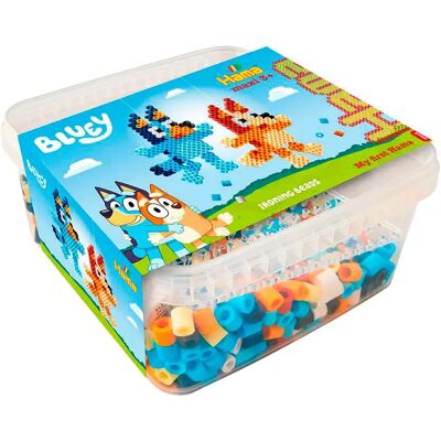 Hama Kit Creativo Maxi Secchiello + Piatto Bluey (388756) Hama Kit Creativo Maxi Secchiello + Piatto Bluey (388756)