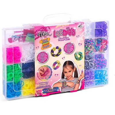 4-girlz -girlz Perline Per Braccialetti Loomie´s In Suitcase 4-girlz -girlz Perline Per Braccialetti Loomie´s In Suitcase