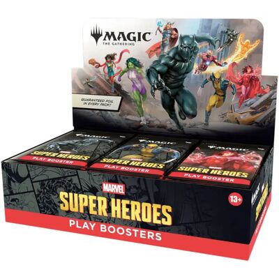 Wizards Of The Coast Carte Collezionabili Magic: The Gathering-marvel Super Heroes 30 Boosters English Wizards Of The Coast Carte Collezionabili Magic: The Gathering-marvel Super Heroes 30 Boosters English