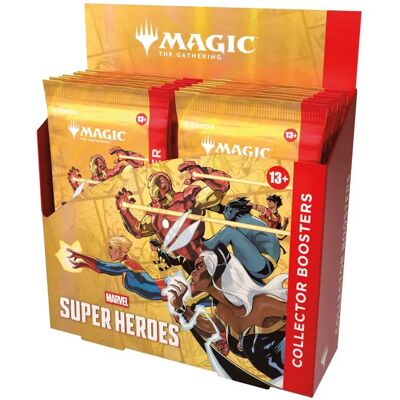 Wizards Of The Coast Carte Collezionabili Magic: The Gathering-marvel Super Heroes Collector 12 Boosters Box English Wizards Of The Coast Carte Collezionabili Magic: The Gathering-marvel Super Heroes Collector 12 Boosters Box English