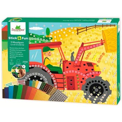Sycomore CRE7064 giocattolo di arte/artigianato - Mosaico colorato per bambini Sycomore CRE7064 giocattolo di arte/artigianato - Mosaico colorato per bambini