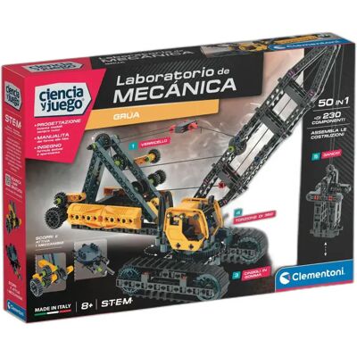 Clementoni Modello Di Costruzione Grua Crawler Crane Mechanics Clementoni Modello Di Costruzione Grua Crawler Crane Mechanics