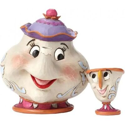 Disney Figura Di Mrs. Potts E Chip Di Enesco La Bella E La Bestia 10.5 Cm Disney Figura Di Mrs. Potts E Chip Di Enesco La Bella E La Bestia 10.5 Cm