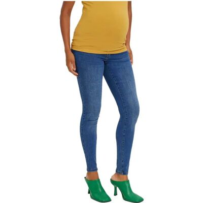 Mamalicious Jeans Tanya Piping Vi349 Maternity Medium Blue Denim M Mamalicious Jeans Tanya Piping Vi349 Maternity Medium Blue Denim M