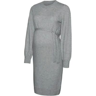 Mamalicious Vestito A Maniche Lunghe Newanne Maternity Light Grey Melange M Mamalicious Vestito A Maniche Lunghe Newanne Maternity Light Grey Melange M