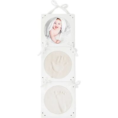 Bieco Set Per Impronte Con Cornice Da Appendere White One Size Bieco Set Per Impronte Con Cornice Da Appendere White One Size