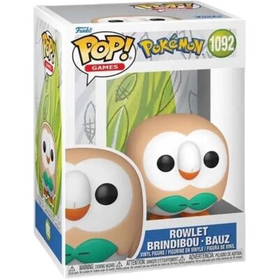 Funko Statuina Di Rowlet Pokémon Funko Statuina Di Rowlet Pokémon