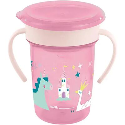Miniland Bicchiere Sippy 360 Fantasy Pink One Size Miniland Bicchiere Sippy 360 Fantasy Pink One Size