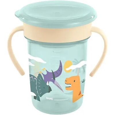 Miniland Bicchiere Sippy 360 Jurassic Blue One Size Miniland Bicchiere Sippy 360 Jurassic Blue One Size