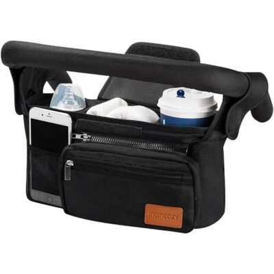 Organizer universale per passeggini Momcozy con porta bicchieri - Accessori bambino Organizer universale per passeggini Momcozy con porta bicchieri - Accessori bambino