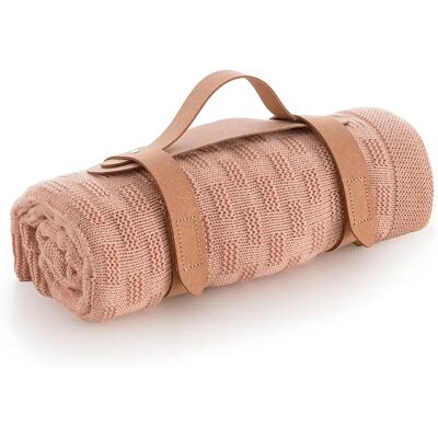Cambrass Coperta Trama Bamboo 80x100 Cm Blush One Size Cambrass Coperta Trama Bamboo 80x100 Cm Blush One Size