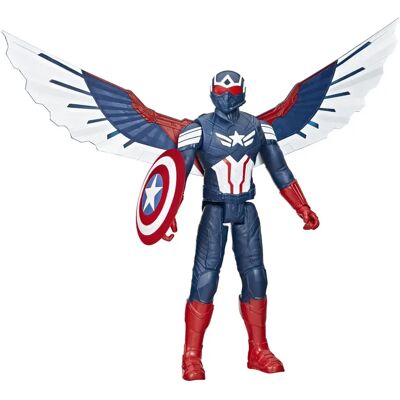 Avengers Figura Della Serie Brave New World Titan Hero Capitan America Deluxe Avengers Figura Della Serie Brave New World Titan Hero Capitan America Deluxe