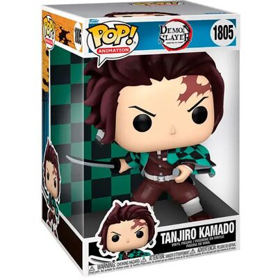 Funko Figura Jumbo Tanjiro Kamado Cacciatore Di Demoni Multicolor One Size Funko Figura Jumbo Tanjiro Kamado Cacciatore Di Demoni Multicolor One Size