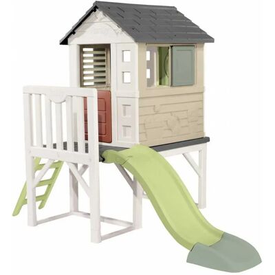 Casa giochi Smoby - Casa colorata con veranda, scala e scivolo Casa giochi Smoby - Casa colorata con veranda, scala e scivolo