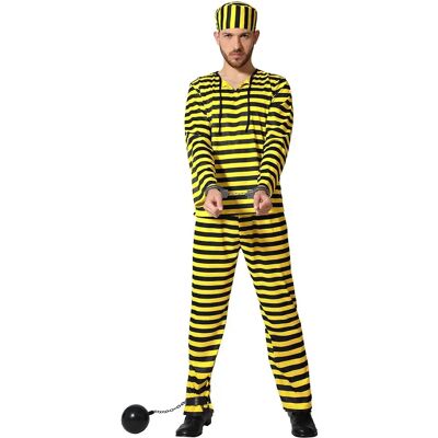 Atosa Costume Da Prigioniero Yellow 2XL Atosa Costume Da Prigioniero Yellow 2XL