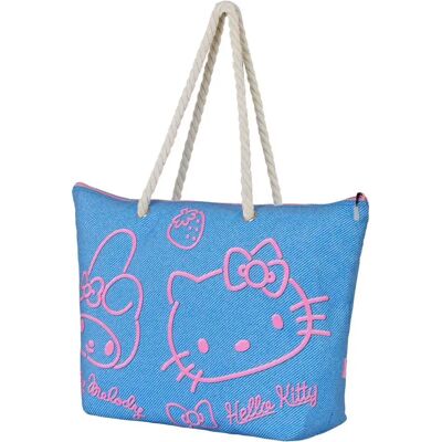 Karactermania Borsa A Tracolla In Tessuto Sanrio Hello Kitty Denim Blue One Size Karactermania Borsa A Tracolla In Tessuto Sanrio Hello Kitty Denim Blue One Size