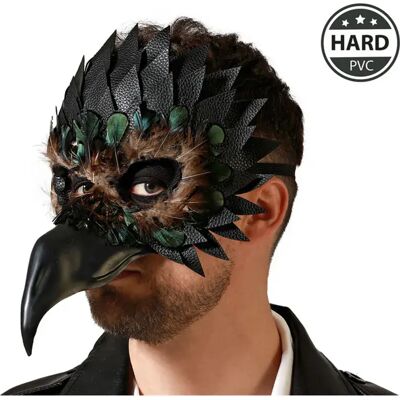 Atosa Maschera Da Uccello Black One Size Atosa Maschera Da Uccello Black One Size