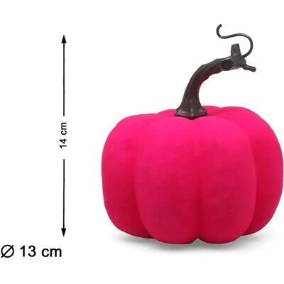 Atosa Zucca Floccata 13x13x14 Cm Pink One Size Atosa Zucca Floccata 13x13x14 Cm Pink One Size