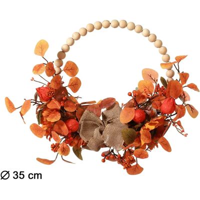 Atosa Ghirlanda Autunnale Di Halloween Per Porta 35x35 Cm Multicolor One Size Atosa Ghirlanda Autunnale Di Halloween Per Porta 35x35 Cm Multicolor One Size