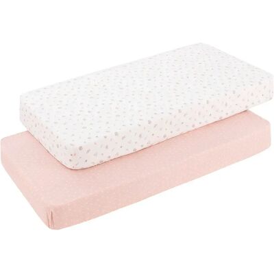 Cambrass Lenzuolo Con Angoli Per Culla Calma 60x120x17 Cm 2 Unità Pink One Size Cambrass Lenzuolo Con Angoli Per Culla Calma 60x120x17 Cm 2 Unità Pink One Size