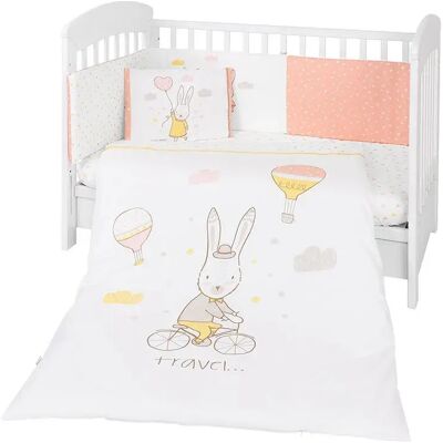 Set di Biancheria da Letto Neonata Kikkaboo - 60x120 cm - Design Giocoso Set di Biancheria da Letto Neonata Kikkaboo - 60x120 cm - Design Giocoso