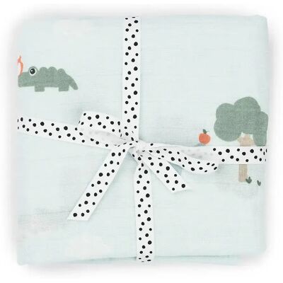 Done By Deer Coperta Playground Blue One Size Done By Deer Coperta Playground Blue One Size