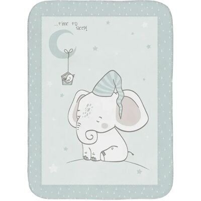 Kikkaboo Coperta Per Neonato Super Morbida Elephant Time 80/110 Cm Kikkaboo Coperta Per Neonato Super Morbida Elephant Time 80/110 Cm