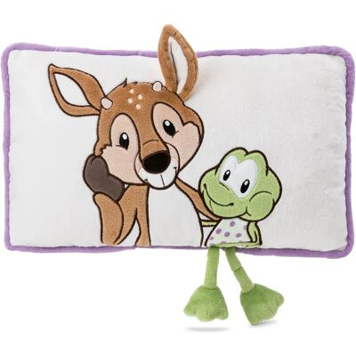 Nici Cuscino Rettangolare Roebuck René Roebuck & Fridolin Frog 3x25 Cm Nici Cuscino Rettangolare Roebuck René Roebuck & Fridolin Frog 3x25 Cm