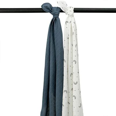Meyco Muselina Grande Confezione da 2 120x120 cm Meyco Muselina Grande Confezione da 2 120x120 cm