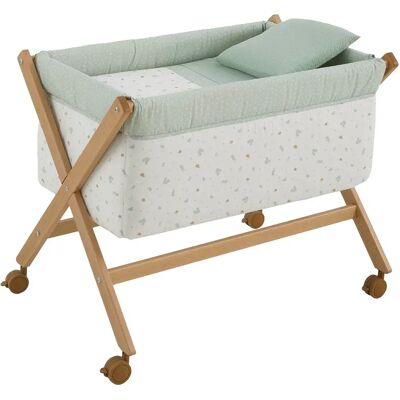Cambrass Lettino Da Viaggio Ardi 55x87x74 Cm Green / Natural One Size Cambrass Lettino Da Viaggio Ardi 55x87x74 Cm Green / Natural One Size