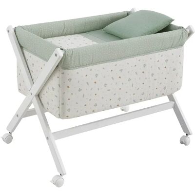 Cambrass Lettino Da Viaggio Ardi 55x87x74 Cm Green / White One Size Cambrass Lettino Da Viaggio Ardi 55x87x74 Cm Green / White One Size