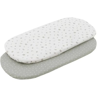 Cambrass Lenzuolo Con Angoli Per Mini Culla Calma 35x80x7 Cm 2 Unità Cambrass Lenzuolo Con Angoli Per Mini Culla Calma 35x80x7 Cm 2 Unità