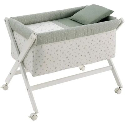 Cambrass Lettino Da Viaggio Calma 55x87x74 Cm Green / White One Size Cambrass Lettino Da Viaggio Calma 55x87x74 Cm Green / White One Size