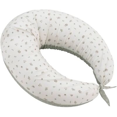 Cambrass Cuscino Per Allattamento Calma 80x185x16 Cm Green One Size Cambrass Cuscino Per Allattamento Calma 80x185x16 Cm Green One Size