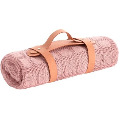 Cambrass Coperta Squares Bamboo 80x100 Cm Blush One Size Cambrass Coperta Squares Bamboo 80x100 Cm Blush One Size