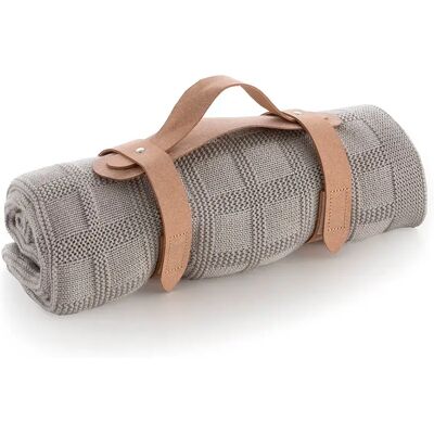 Cambrass Coperta Squares Bamboo 80x100 Cm Grey One Size Cambrass Coperta Squares Bamboo 80x100 Cm Grey One Size