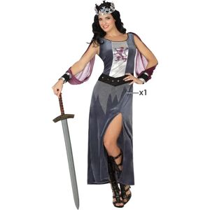 Atosa Costume Da Regina Medievale Metallizzato Atosa Costume Da Regina Medievale Metallizzato